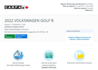 Volkswagen Golf R 315HP!! | DSG | TOIT | CUIR | NAV | CARPLAY | +++ 2022 à Laval, Québec - 2 - w320h240px