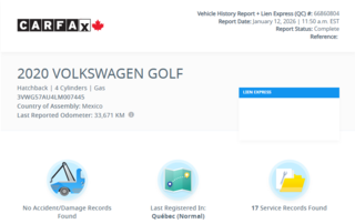 2020 Volkswagen Golf Comfortline | BAS KM | CARPLAY | CAMÉRA | +++ in Laval, Quebec - 2 - w320h240px
