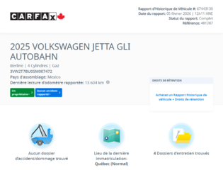 2025 Volkswagen Jetta GLI Autobahn DÉMARREUR | TOIT | CUIR | AUDIO BEATS in Laval, Quebec - 2 - w320h240px