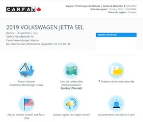 Volkswagen Jetta Highline R-LINE | TOIT | CUIR | CARPLAY | BAS KM!! 2019 à Laval, Québec - 2 - w320h240px