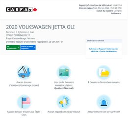 2020 Volkswagen Jetta GLI 2.0TSI | TOIT | CUIR | CARPLAY | CAM | BAS KM in Laval, Quebec - 2 - w320h240px