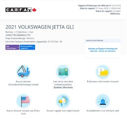 2021 Volkswagen Jetta GLI 2.0T | TOIT | CUIR | NAV | CARPLAY | BAS KM | +++ in Laval, Quebec - 2 - w320h240px