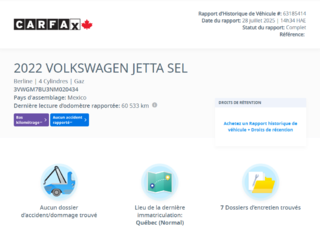 Volkswagen Jetta Highline TOIT | CUIR | CAMÉRA | CARPLAY | BAS KM!! 2022 à Laval, Québec - 2 - w320h240px