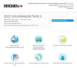 2022  Taos Trendline 4MOTION | CARPLAY | CAMÉRA | BLUETOOTH | in Laval, Quebec - 2 - w320h240px