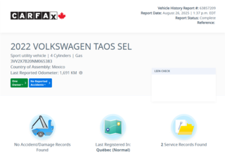 2022 Volkswagen Taos Highline TOIT PANO | CUIR | CARPLAY | CAMÉRA | +++ in Laval, Quebec - 3 - w320h240px