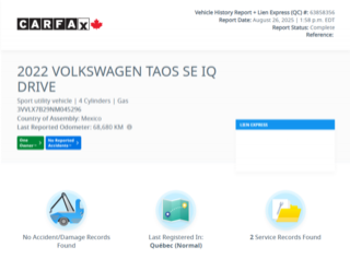 2022 Volkswagen Taos Comfortline | TOIT PANO | CAMÉRA | CARPLAY I +++ in Laval, Quebec - 3 - w320h240px