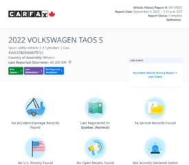 2022 Volkswagen Taos Trendline | CARPLAY | CAMÉRA | BLUETOOTH +++ in Laval, Quebec - 2 - w320h240px