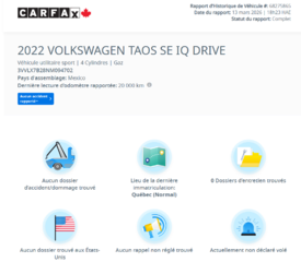 2022 Volkswagen Taos Comfortline | TOIT PANO | CAMÉRA | CARPLAY I +++ in Laval, Quebec - 2 - w320h240px