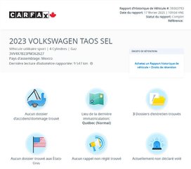 2023 Volkswagen Taos Highline 4MOTION | NAV | CUIR | CARPLAY | BAS KM in Laval, Quebec - 2 - w320h240px