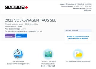 2023 Volkswagen Taos Highline TOIT PANO | CUIR | CARPLAY | CAMÉRA | +++ in Laval, Quebec - 2 - w320h240px