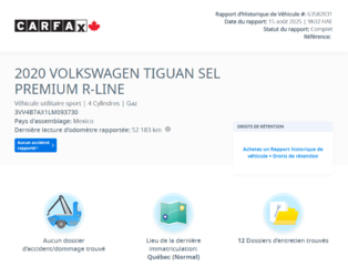 Volkswagen Tiguan Highline R-LINE | TOIT PANO | CUIR 2 TONS | NAV ++ 2020 à Laval, Québec - 2 - w320h240px