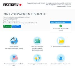 Tiguan Comfortline TOIT PANO | CUIR | CARPLAY | CAMÉRA 2021 à Laval, Québec - 2 - w320h240px