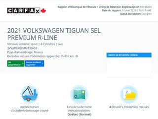 2021 Volkswagen Tiguan Highline R-LINE | PANO | CUIR | NAV | DÉMARREUR in Laval, Quebec - 2 - w320h240px