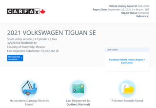 2021 Volkswagen Tiguan Comfortline United | TOIT PANO | CARPLAY | CAMÉRA in Laval, Quebec - 2 - w320h240px