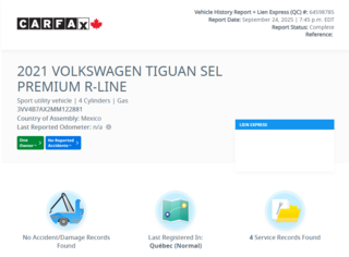 2021 Volkswagen Tiguan Highline R-LINE | TOIT PANO | CUIR | NAV | CARPLAY in Laval, Quebec - 2 - w320h240px