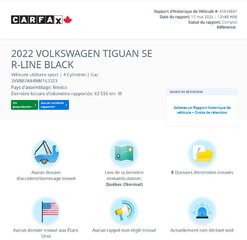 2022 Volkswagen Tiguan Comfortline R-Line Black Edition TOIT | CUIR | CAM in Laval, Quebec - 2 - w320h240px