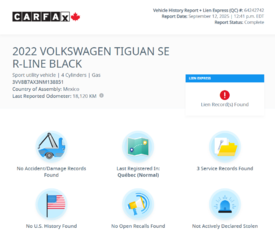 Volkswagen Tiguan Comfortline R-LINE | BLACK PACK | TOIT PANO | CUIR 2022 à Laval, Québec - 2 - w320h240px