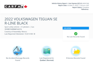 2022 Volkswagen Tiguan Comfortline R-Line Black Edition | TOIT PANO | +++ in Laval, Quebec - 2 - w320h240px