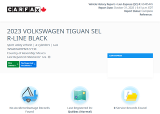 2023 Volkswagen Tiguan Highline R-Line | NAVIGATION | CUIR | DÉMAREUR +++ in Laval, Quebec - 2 - w320h240px