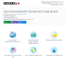 2023 Volkswagen Tiguan Comfortline R-Line Black Edition DÉMARREUR | PANO in Laval, Quebec - 2 - w320h240px