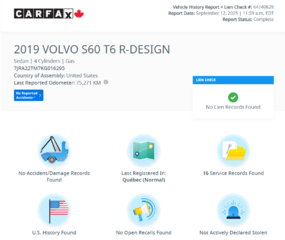Volvo S60 T6 R-Design TOIT | CUIR | NAV | CARPLAY | AWD 2019 à Laval, Québec - 2 - w320h240px