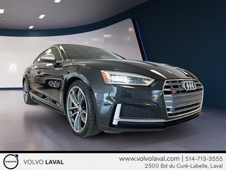 Audi S5 Sportback 3.0T Progressiv quattro 8sp Tiptronic Moteur V6 3.0L 4 roues motrices 2018