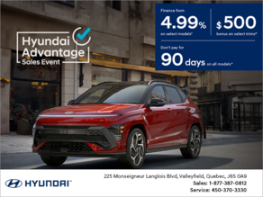 The Hyundai Advantage Sales Event