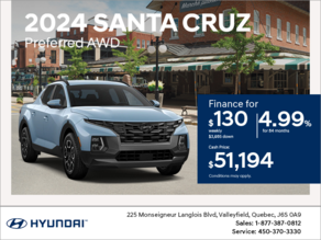 Get the 2024 Hyundai Santa Cruz