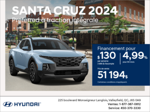 Procurez-vous le Hyundai Santa Cruz 2024