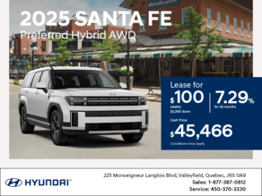 Get the 2025 Hyundai Santa Fe