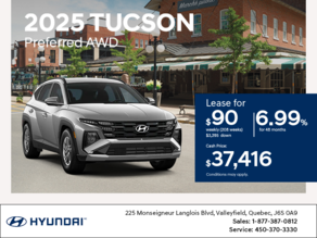 Get the 2025 Hyundai Tucson