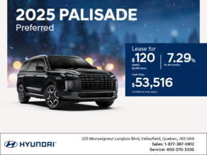 Get the 2025 Hyundai Palisade