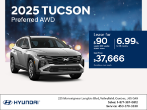 Get the 2025 Hyundai Tucson