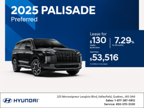 Get the 2025 Hyundai Palisade