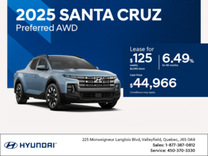 Get the 2025 Hyundai Santa Cruz