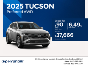 Get the 2025 Hyundai Tucson