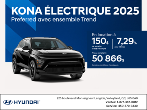 Procurez-vous le Hyundai Kona Electric 2025