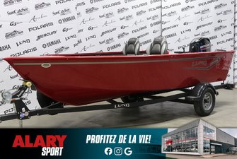 2024 LUND 1650 REBEL XL TILLER + MERCURY 60 HP & Remorque