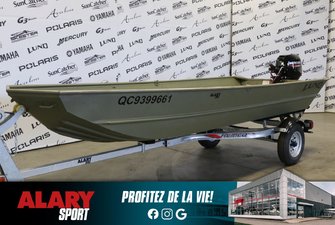 LUND JON BOAT Z1440M + MERCURY 20 HP & remorque 2025
