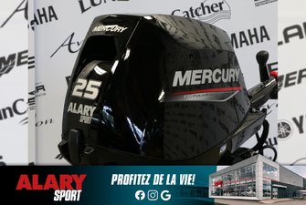 2025 Mercury 25EH DÉMARREUR ÉLECTRIQUE, LONG (20 POUCES)