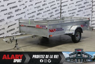 2025 N&N Remorque pour vtt-vcc BIGWHEEL S-63 X 120 G ESSIEU SIMPLE