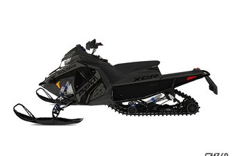 2025 Polaris Indy 650 XCR 136 SHADOW GRAY & GLOSS BLACK