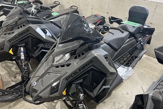 2025 Polaris INDY ADVENTURE S4 137 SHADOW GRAY & GLOSS BACK