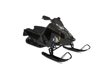 2025 Polaris INDY XCR 9R 136 SHADOW GRAY & GLOSS BLACK