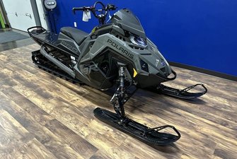 2025 Polaris PRO RMK 9R 155 Shadow Gray / Gloss Black