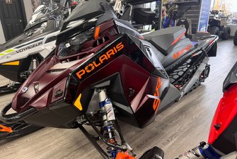 2025 Polaris Switchback Assault 9R 146 ES MATTE DARK CHERRY & GLOSS BLACK