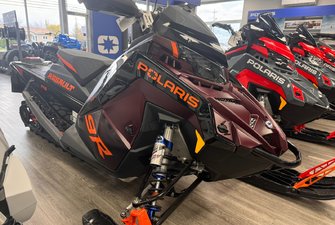 2025 Polaris Switchback Assault 9R 146 ES MATTE DARK CHERRY & GLOSS BLACK