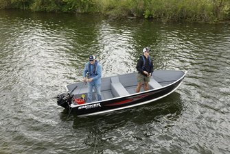 Smokercraft VOYAGER SEAFARER 14 TS SPLIT SEAT CHALOUPE ALUMINIUM 14' 2027