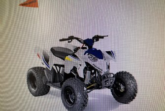 2025 Polaris OUTLAW 50 AVALANCHE GREY LIME SQUEEZE Outlaw 110