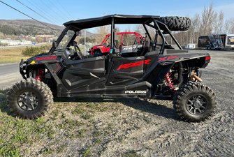 Polaris RZR XP4 1000 PREMIUM RIDE COMMAND MB QUART NEW TIRES WINDSHIELD WIPER WASHER BUMPER LED MIRRORS SPARE 2020